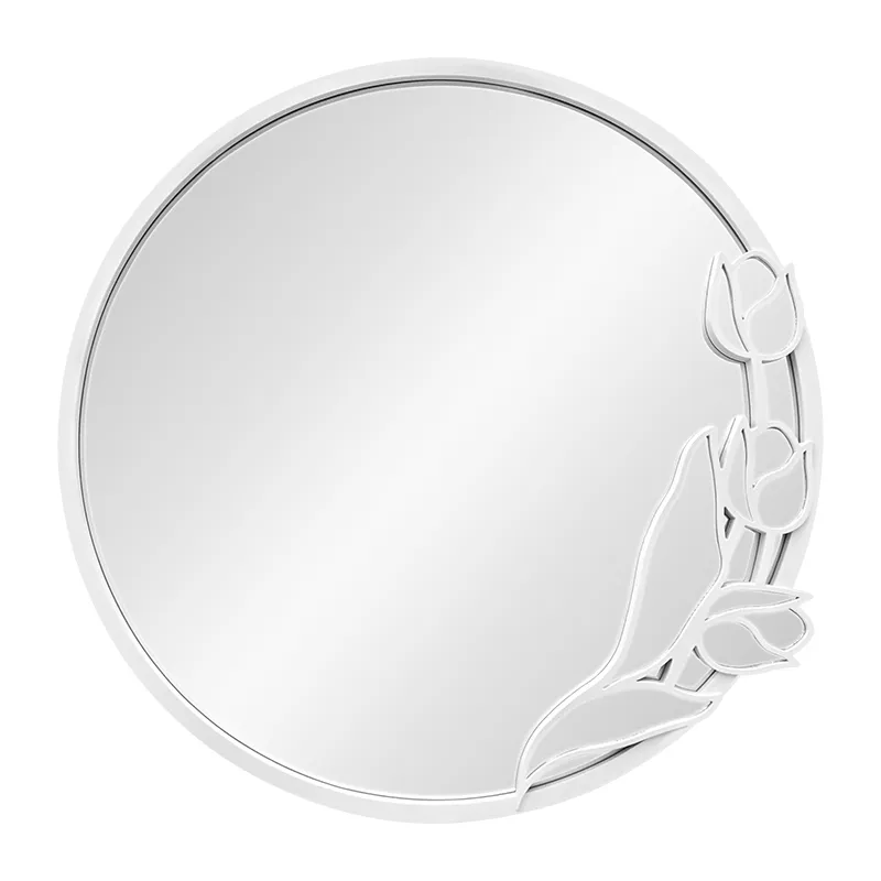 SIMEX MIRROR NOVA MSI1122-IFM07WW WHITE POLYPROPYLENE FRAME WALL MOUNTED ARC